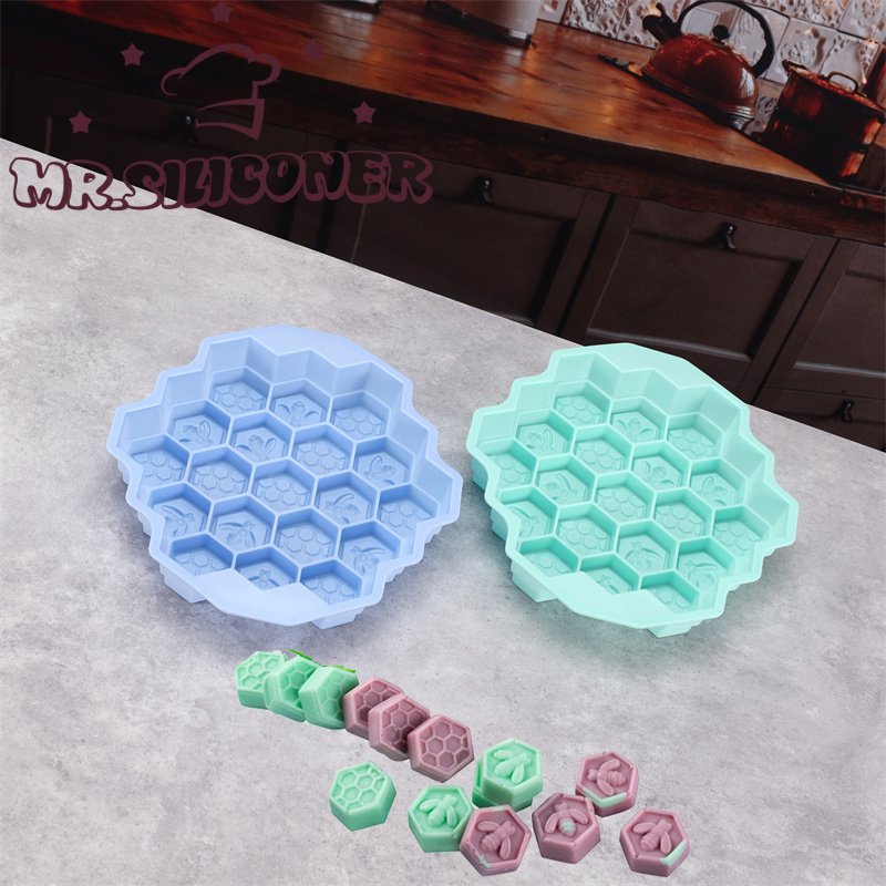 Beeswax Wrap Reusable - Silikon 19 Mobil Arı Petek Kek