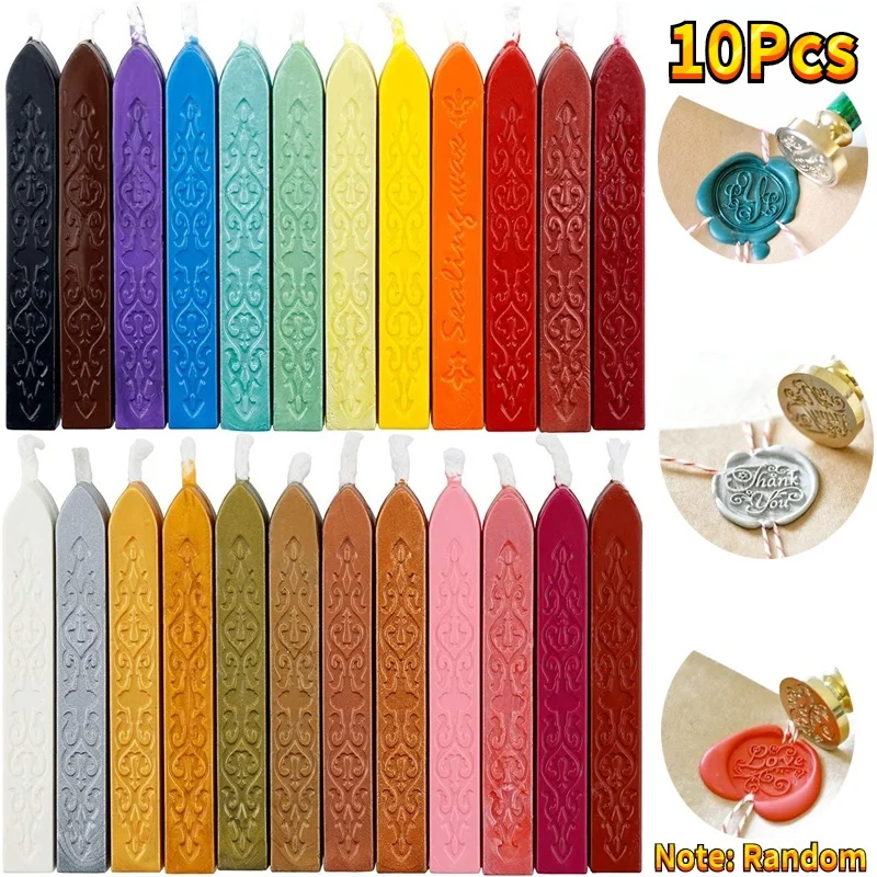 Beeswax Wrap Reusable - 10 adet sızdırmazlık mum çubuklar renkli
