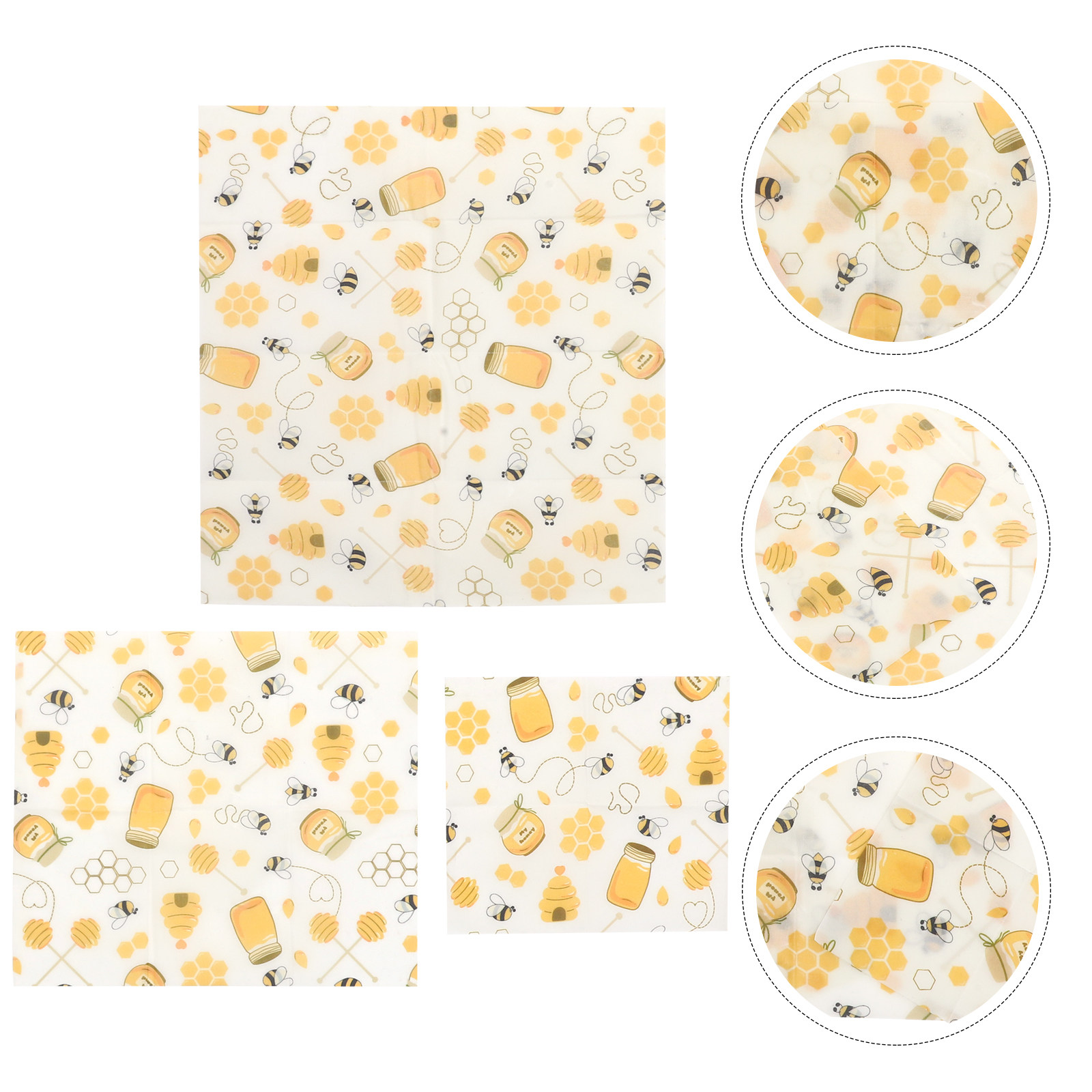 Beeswax Wrap Reusable - Balmumu Gıda Sargıları Yeniden Kullanılabilir Taze