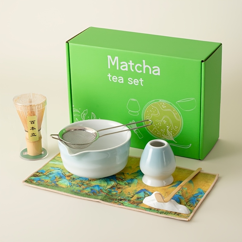 7 Parçalı Seramik Matcha Kase  - Dish Brush Bamboo incelemesi ve fiyatı