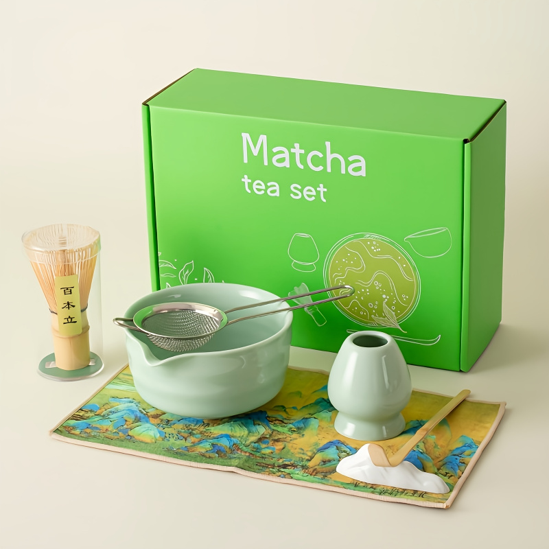 7 Parçalı Seramik Matcha Kase  - Dish Brush Bamboo incelemesi ve fiyatı