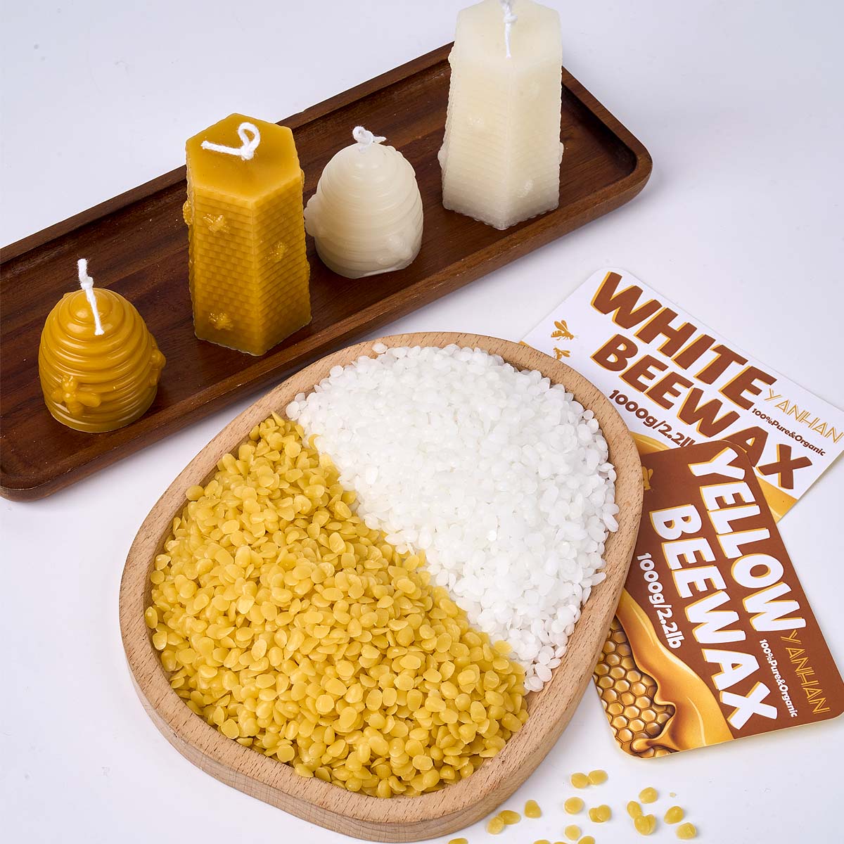 1000g Saf Doğal Granül Beyaz S - Beeswax Wrap Reusable incelemesi ve fiyatı
